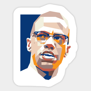 Malcolm X Sticker